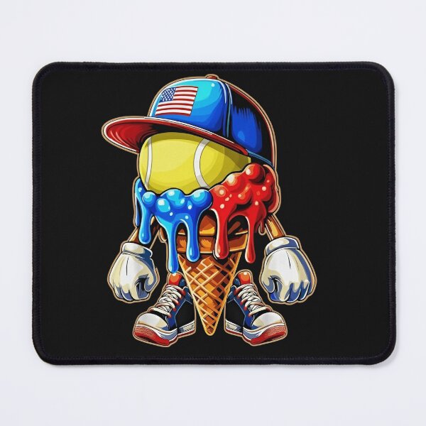 Item preview, Patriotic Ice Cream Tennis Cone T-Shirt designed and sold by LashondaGreen89.