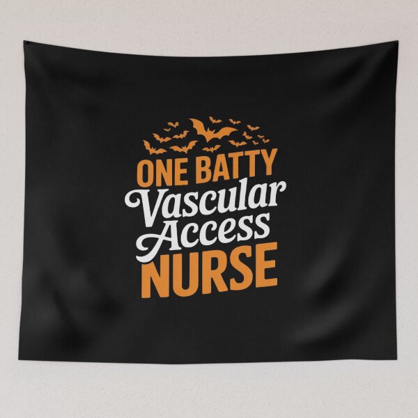 Item preview, Batty Vascular Access Nurse Halloween PICC IV Therapy Spooky designed and sold by BiellaSar.