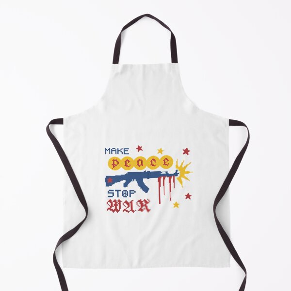 Item preview, Make Peace Stop War Pixel Protest Art designed and sold by JennifesAndres.