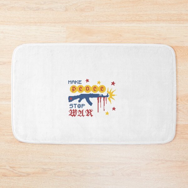 Item preview, Make Peace Stop War  Pixel Protest Art  designed and sold by JennifesAndres.