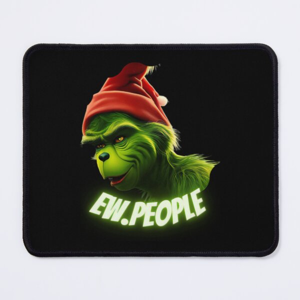 Item preview, Grinch Ew People Christmas Mood Sticker designed and sold by TREYA ALLEN.