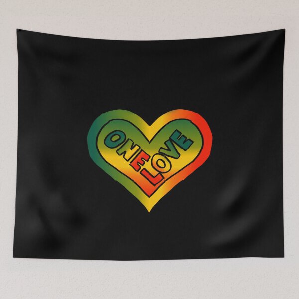 Item preview, One Love Heart (Reggae) designed and sold by ericked2007.