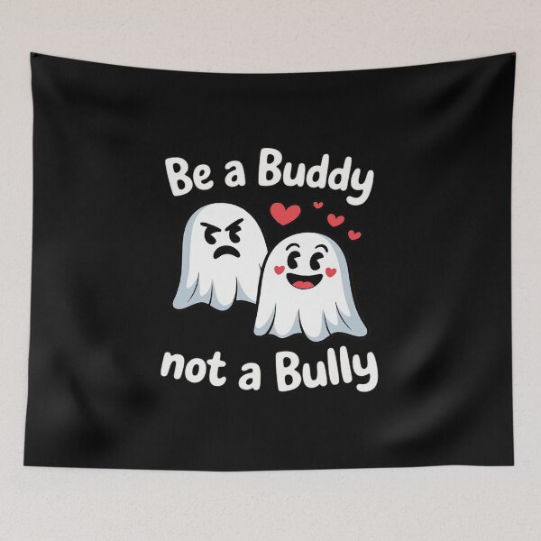 Item preview, Be A Buddy Not A Bully Boo Ghost Halloween Anti Bullying designed and sold by BiellaSar.