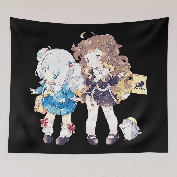 Item preview, Hololive - Gawr Gura And Anya Melfissa designed and sold by Elsieroyo.