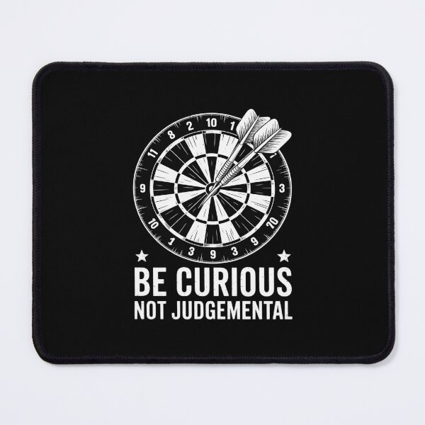Item preview, Be Curious Not Judgemental Dart Player Darts Bullseye 180 designed and sold by BiellaSar.