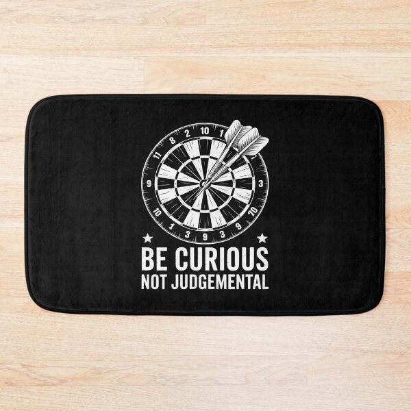 Item preview, Be Curious Not Judgemental Dart Player Darts Bullseye 180 designed and sold by BiellaSar.