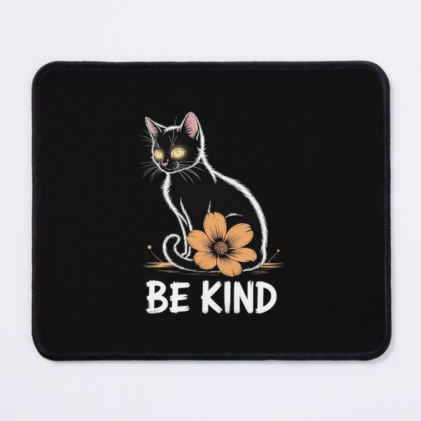 Item preview, Be Kind cat Blck Teacher Reading Book designed and sold by BiellaSar.