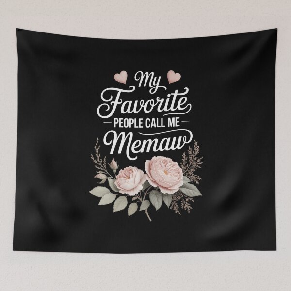 Item preview, My Favorite People Call Me Memaw Floral Mother's Day designed and sold by VENOM0RIOT.