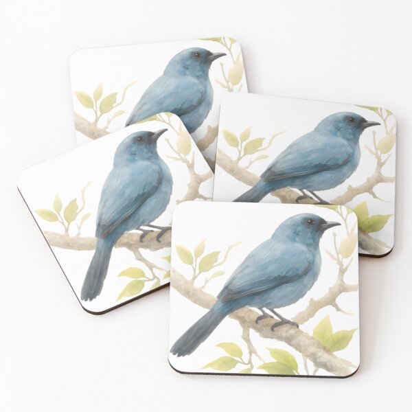 Item preview, Blue Cuckooshrike (Cyanograucalus azureus) designed and sold by HOMETOWN86.