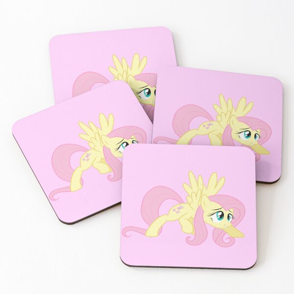 Item preview, Fluttershy action pose designed and sold by DewDonuts.