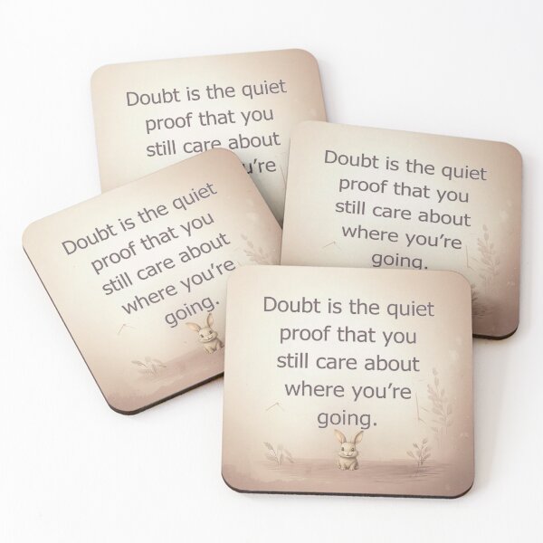 Item preview, Doubt is the quiet proof that you still care about where you're going. designed and sold by vagar.