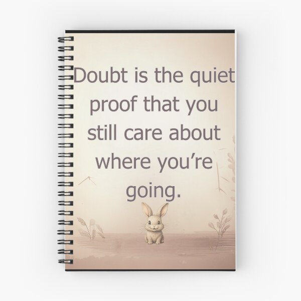 Item preview, Doubt is the quiet proof that you still care about where you're going. designed and sold by vagar.