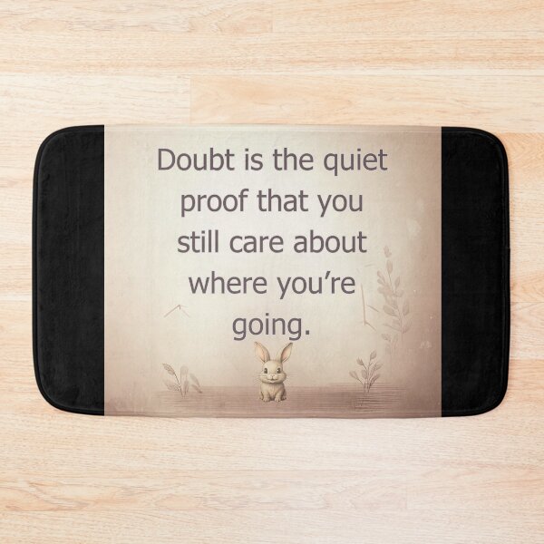 Item preview, Doubt is the quiet proof that you still care about where you're going. designed and sold by vagar.