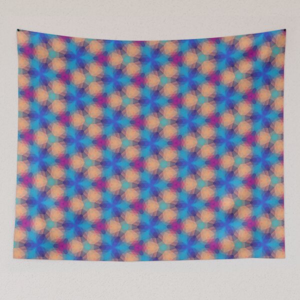 Item preview, triangles geometric pink texture color seamless colorful repeat pattern designed and sold by Abrahamjrnd.