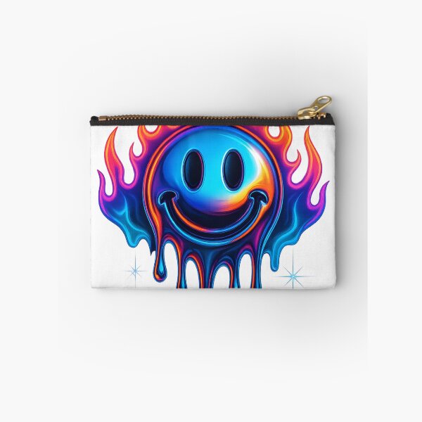 Item preview, Melting Flame Smiley — Y2K Chrome designed and sold by Savannarojas.