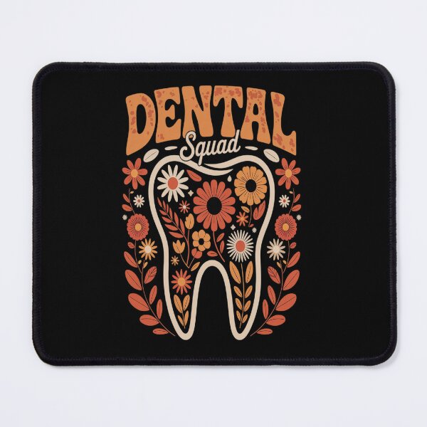 Item preview, Dental Squad Floral Tooth Fall Leaves Dentist Autumn Season designed and sold by VladoZork.