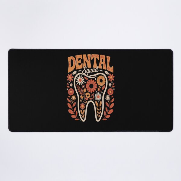 Item preview, Dental Squad Floral Tooth Fall Leaves Dentist Autumn Season designed and sold by VladoZork.