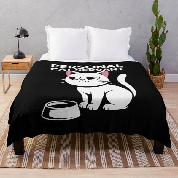 Item preview, Personal Cat Servant white Cat Cute Kitten Lover designed and sold by VENOM0RIOT.
