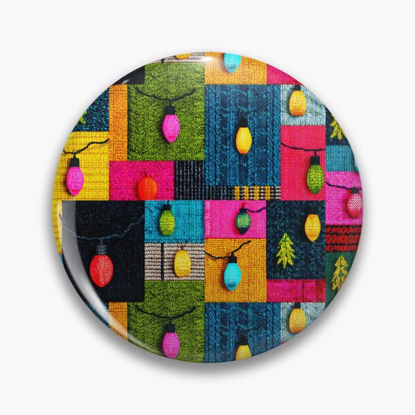 Item preview, Patchwork Christmas Tree Lights - Festive Night designed and sold by scicilysimonee.