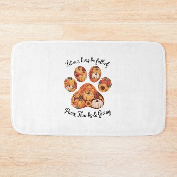 Item preview, Dog Thanksgiving  Let Our Lives Be Full Of Paws Thanks Giving designed and sold by VladoZork.
