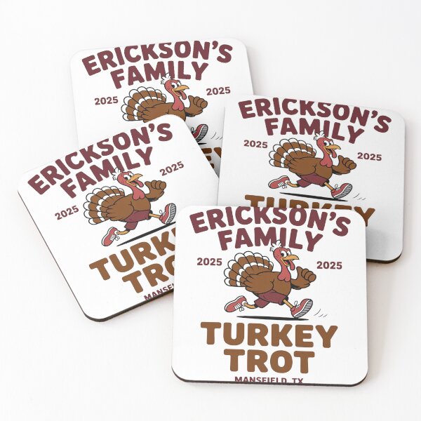 Item preview, ERICKSON'S FAMILY 2025 TURKEY TROT THANKSGIVING designed and sold by VladoZork.
