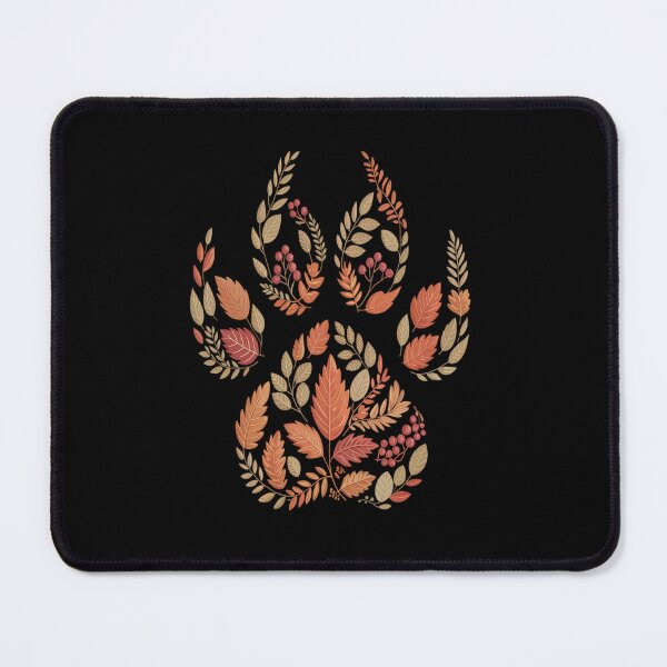 Item preview, Fall Autumn Leaf Dog Paw Print Pets Puppy Owner Dogs Lover designed and sold by VladoZork.