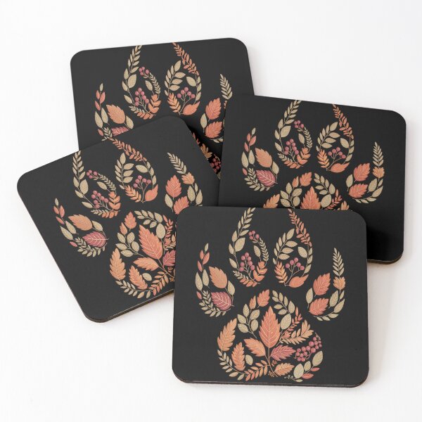 Item preview, Fall Autumn Leaf Dog Paw Print Pets Puppy Owner Dogs Lover designed and sold by VladoZork.