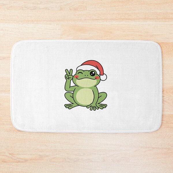 Item preview, Frog Cute Frog Christmas Frog Happy Frog designed and sold by VladoZork.