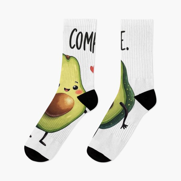 Item preview, Cute Avocado Couple - You Complete Me Funny Pun designed and sold by ShirtHatch.