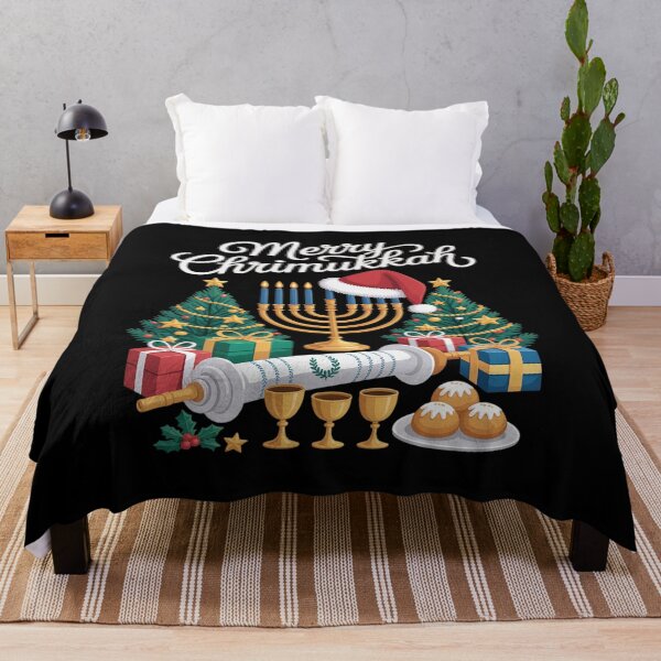 Item preview, Happy Chrismukkah Merry Christmas Happy Chanukah Jewish designed and sold by VladoZork.
