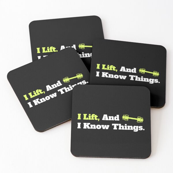 Item preview, I Lift And I Know Things designed and sold by TheFineShirt.