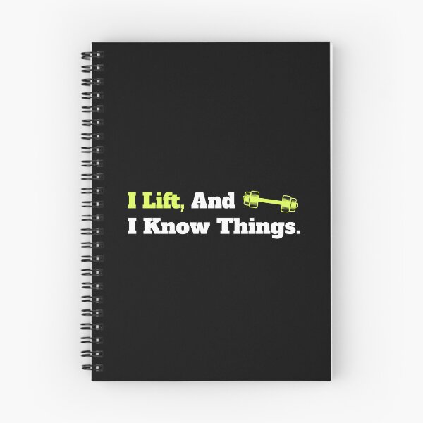 Item preview, I Lift And I Know Things designed and sold by TheFineShirt.
