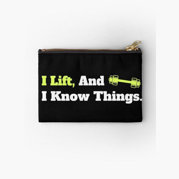 Item preview, I Lift And I Know Things designed and sold by TheFineShirt.