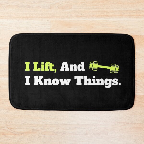 Item preview, I Lift And I Know Things designed and sold by TheFineShirt.