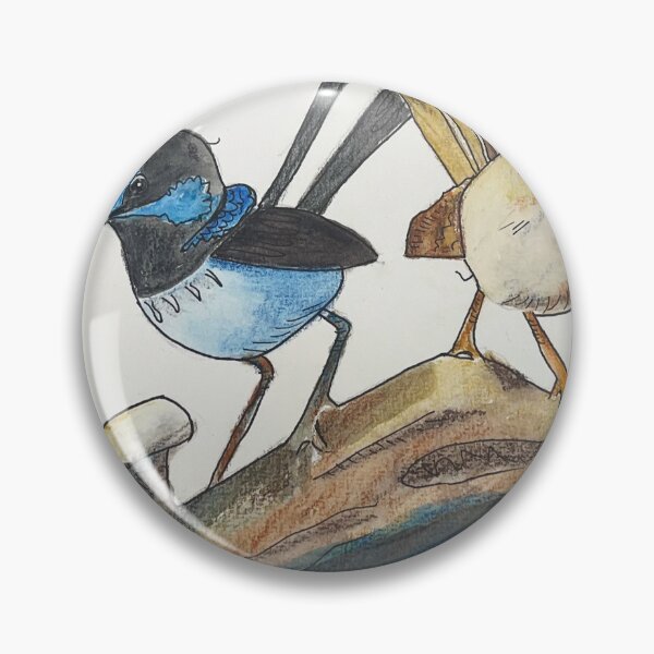 Item preview, Superb Fairy-Wren designed and sold by KristySBArt.