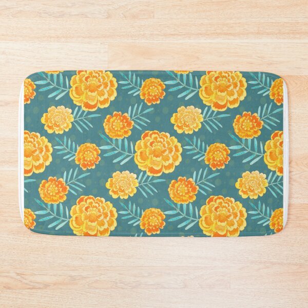 Item preview, Carnations on Blue designed and sold by Jackie Sarah Design.