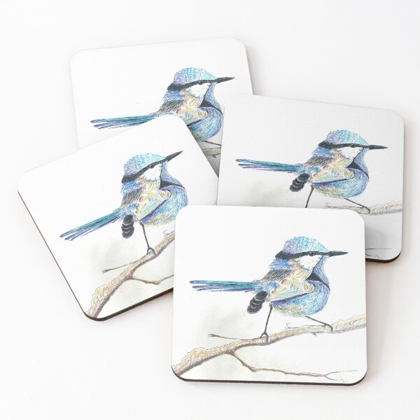 Item preview, Splendid Fairy-Wren designed and sold by KristySBArt.