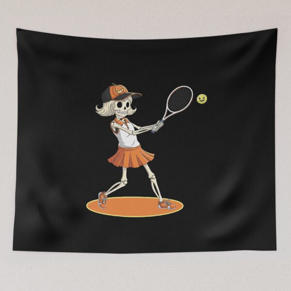 Item preview, Halloween Skeleton Girl Tennis T-Shirt designed and sold by LashondaGreen89.