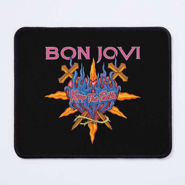 Item preview, Bon Jovi Keep The Faith Flaming Heart Design designed and sold by Loicgoffin.