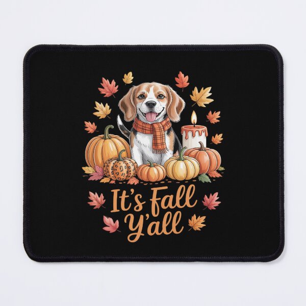 Item preview, Beagle Dog Fall Scarf Dogs Autumn Leaves Pumpkin Spice designed and sold by August4Laughs25.