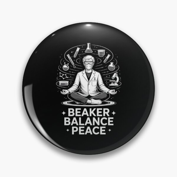 Item preview, Beaker Balance Peace Tech Funny Meditating Lab Technician designed and sold by August4Laughs25.