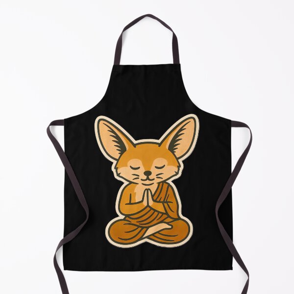 Item preview, Cute Zen Animal Meditation Buddha Art: Fennec Fox designed and sold by PinUpPizzazz.