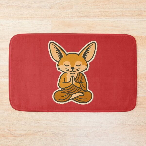 Item preview, Cute Zen Animal Meditation Buddha Art: Fennec Fox designed and sold by PinUpPizzazz.