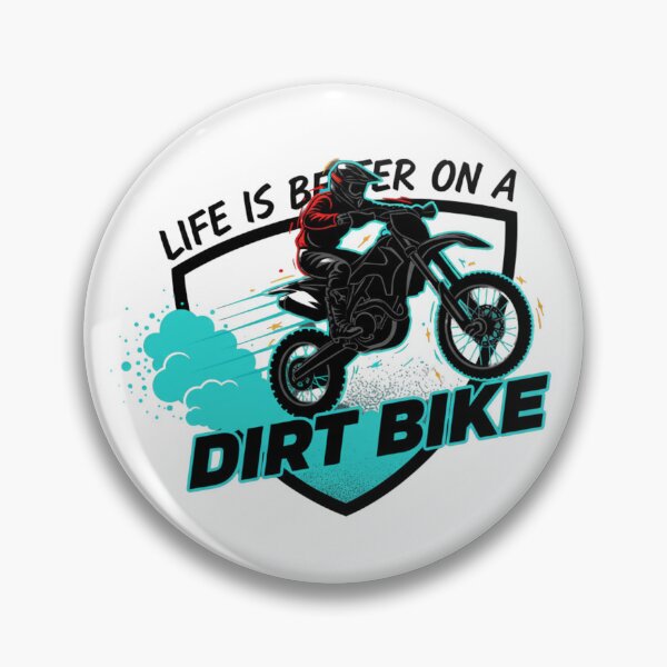 Item preview, Life Is Better On A Dirt Bike Motocross Enduro Rider Speed Offroad Logo designed and sold by DibuHumor.