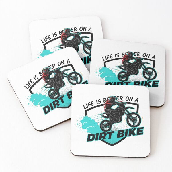 Item preview, Life Is Better On A Dirt Bike Motocross Enduro Rider Speed Offroad Logo designed and sold by DibuHumor.