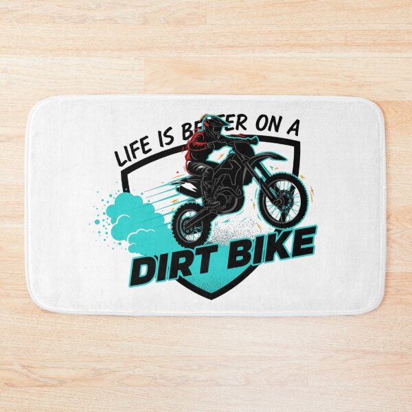 Item preview, Life Is Better On A Dirt Bike Motocross Enduro Rider Speed Offroad Logo designed and sold by DibuHumor.