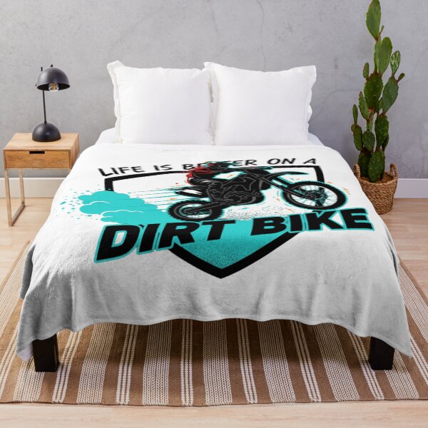 Item preview, Life Is Better On A Dirt Bike Motocross Enduro Rider Speed Offroad Logo designed and sold by DibuHumor.