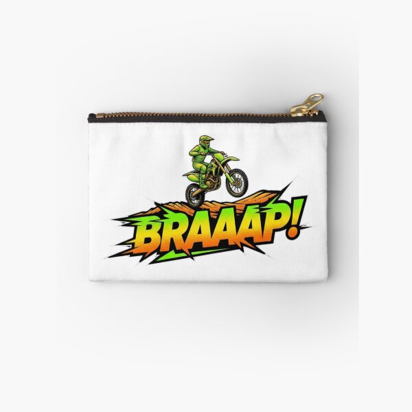 Item preview, BRAAAP! Neon Motocross Rider Enduro Dirt Bike Speed Onomatopoeia designed and sold by DibuHumor.