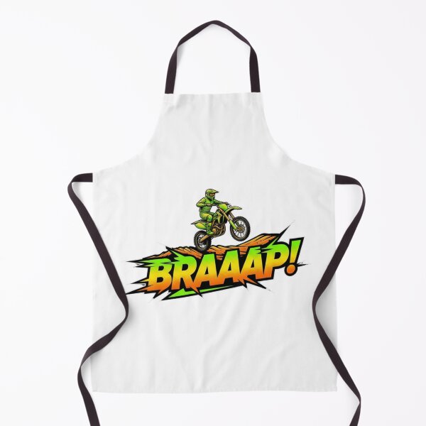 Item preview, BRAAAP! Neon Motocross Rider Enduro Dirt Bike Speed Onomatopoeia designed and sold by DibuHumor.