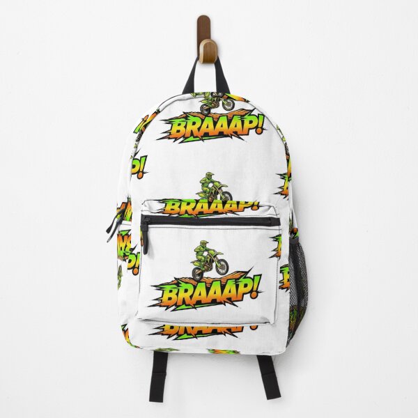 Item preview, BRAAAP! Neon Motocross Rider Enduro Dirt Bike Speed Onomatopoeia designed and sold by DibuHumor.